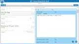 Integration Host workflow log showing an outgoing HL7 message after escape encoding.