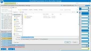 HL7 Soup Highlighters and Validation window used to manage and export validation sets.